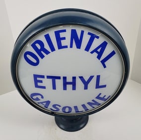 Oriental Ethyl Gasoline Gas Pump Globe