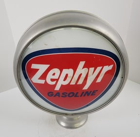 Zephyr Gasoline Gas Pump Globe