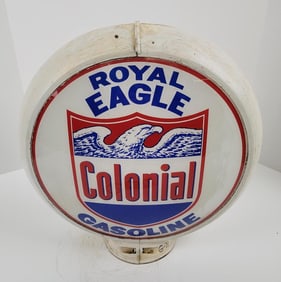 Colonial Royal Eagle Gas Pump Globe