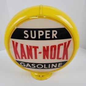 Kant-Nock Super Gasoline Gas Pump Globe