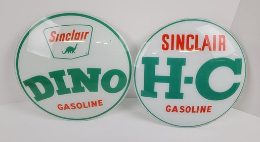 Sinclair Dino and H-C Gas Pump Globe Lenses