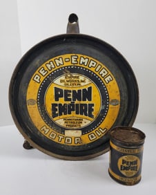 Penn Empire Five Gallon Rocker Can and 1# Grease Can