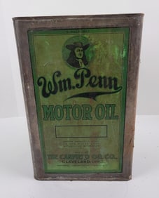 Canfield Wm Penn Motor Oil Five Gallon Can