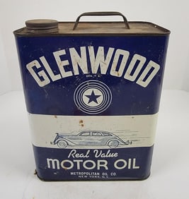 Glenwood Motor Oil Two Gallon Can