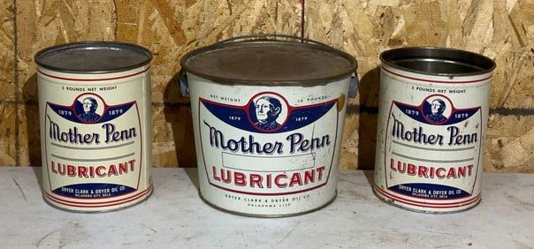 Mother Penn Lubricant Bucket & 2-5 lb cans