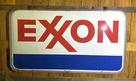 Exxon (Gasoline) Porcelain ID Sign