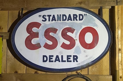 Standard Esso Porcelain Station Sign
