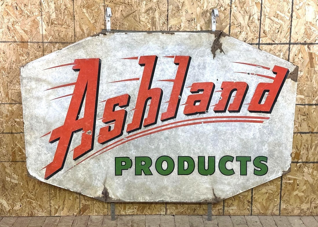 Ashland Products Porcelain Identification Sign (1 of 4)