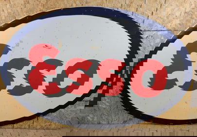 Esso Porcelain Identification Sign