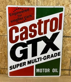 Castrol GTX Motor Oil Metal Sign
