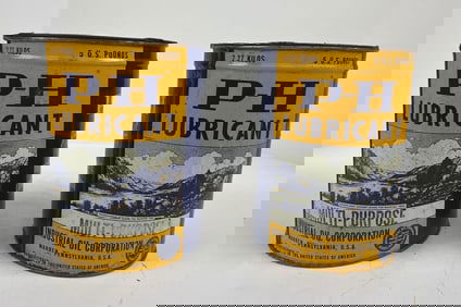 2-P-H Lubricants 5 lb Round Metal Cans