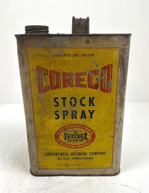Coreco Stock Spray One Gallon Rectangle Metal Can