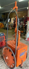 Gas Pump Cart with Large Wheels