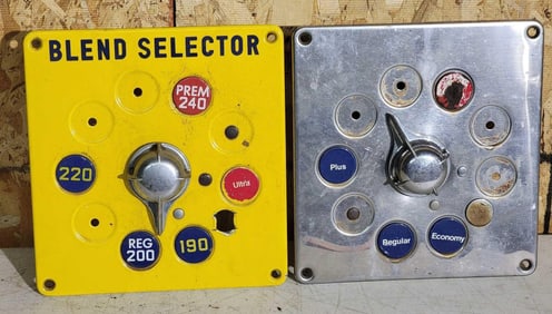 Wayne Blend-o-Matic Selector Panels Porcelain