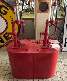 Tokheim Double Lubster w/Glass Cylinders