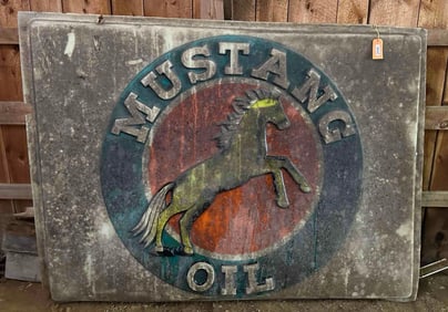 Mustang Oil Lighted Pannel