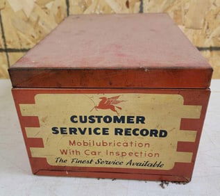 Mobilubrication Customer Service Record Metal Box