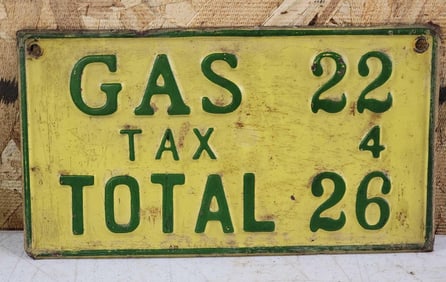 Gas Pricer Metal Sign