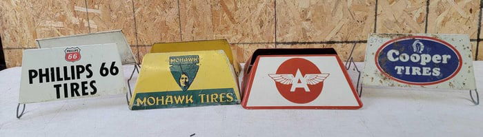4-Metal Tire Stands Mohawk, Flying A and more