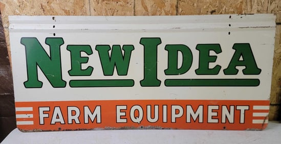 New Idea Farm Equipment Metal Sign