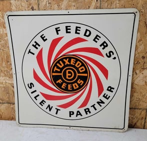 Tuxedo Feeds "Silent Partner" Metal Sign