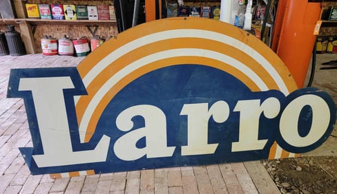 Large Larro (feed) Metal Sign