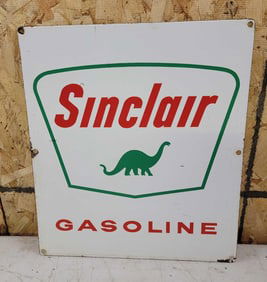Sinclair Gasoline w/Dino Porcelain Sign