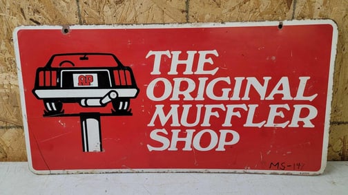 The Original Muffler Shop Metal Sign
