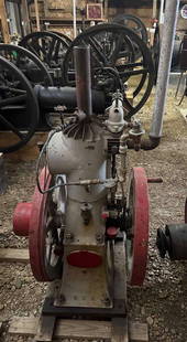 Oil Well Supply Co. 4 HP Engine: 4 HP, vertical engine, is loose. This Lot must be picked up in Tidioute, PA on September 18 - 22.