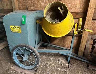 Jaeger Engine on Cement Mixer