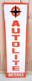 Autolite Batteries w/Logo Metal Sign (TAC)