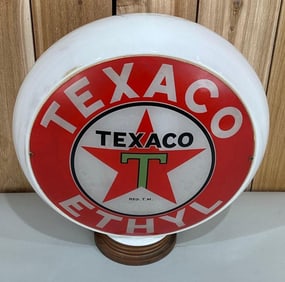 Texaco (black-T) Ethyl 13.5" Globe Lenses (TAC)