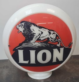 Lion (standing on rock) 13.5" Globe Lenses (TAC)