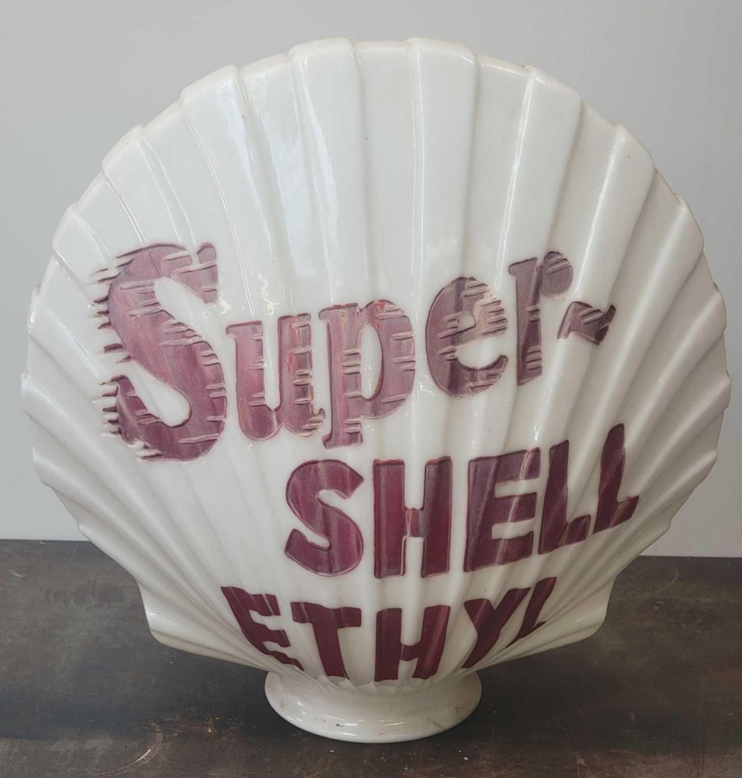 Super-Shell Ethyl OPC Milk Glass Globe Body (TAC) (1 of 3)