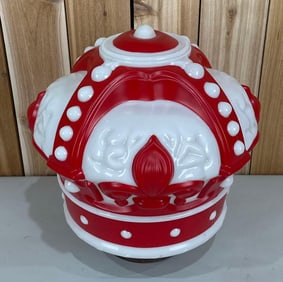 Standard Oil Red Crown OPC Milk Glass Globe (TAC)