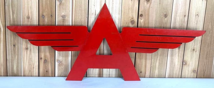 Flying A Di-Cut Porcelain Sign (TAC)