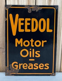 Veedol Motor Oils Grease Porcelain Sign (TAC)