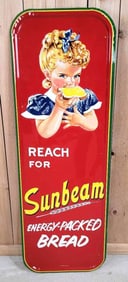 Reach for Sunbeam Bread w/Logo Metal Sign (TAC)