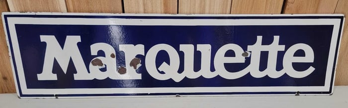Marquette (automobile) Porcelain Sign (TAC)