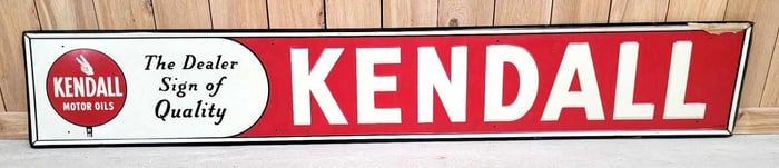 Kendall Motor Oil "the Dealer Sign of Quality" Metal Sign (TAC)