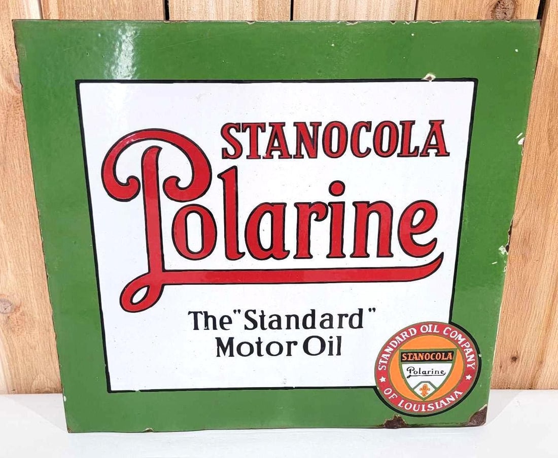 Stanocola Polarine w/Logo Porcelain Flange Sign (TAC) (1 of 6)