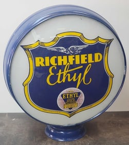 Richfield Ethyl w/Shield Logo 15" Single Globe Lens (TAC)