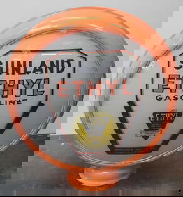 Sunland Ethyl Gasoline w/Logo 15" Globe Lenses (TAC)