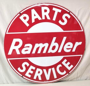 Rambler Parts Service Porcelain Sign (TAC)