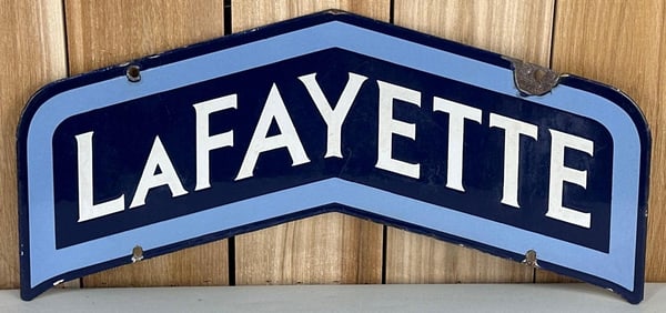 LaFayette (Nash) Porcelain Sign (TAC)