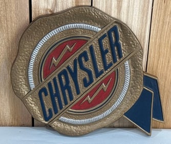 Chrysler Ribbon Logo Plaster Plaque (TAC)