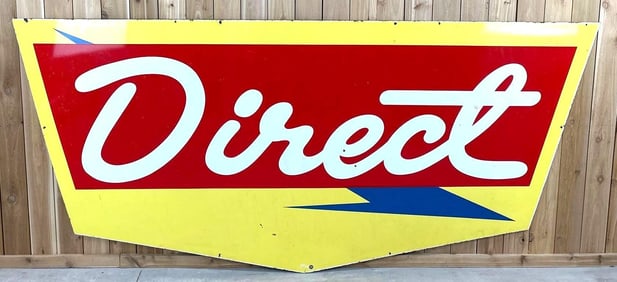 Exlarge Direct (gas) Porcelain Identification Sign (TAC)
