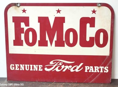 FoMoCo Genuine Ford Parts Metal Sign (TAC)