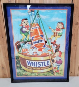 Whistle "Golden Orange Refreshment" Paper Poster