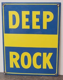Deep Rock (premium) Porcelain Pump Sign (TAC)
